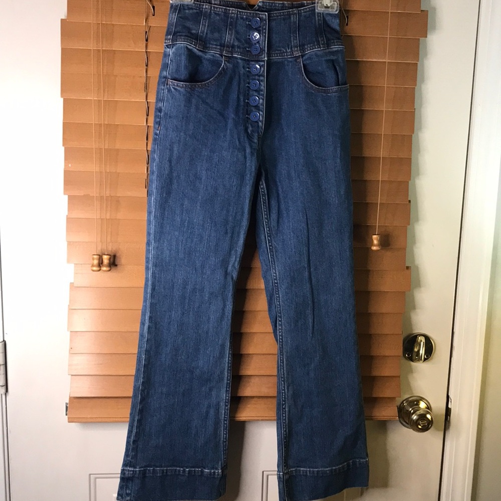 Ulla Johnson Ellis cropped flair Jeans size 2